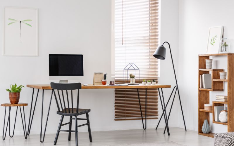 Chọn mua bàn làm việc tại nhà cần chuẩn công thái học giúp tăng cường sức khỏe