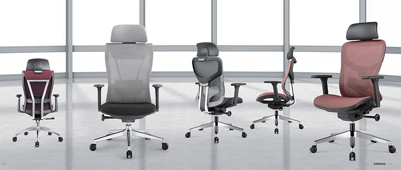 Tựa đầu êm ái tiện dụng của ghế văn phòng C960A