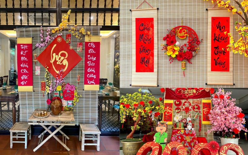 Trang trí văn phòng làm việc bằng các câu đối hay