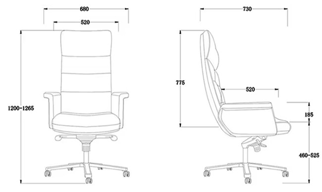 Kích thước bề thế phù hợp với vóc dáng người dùng