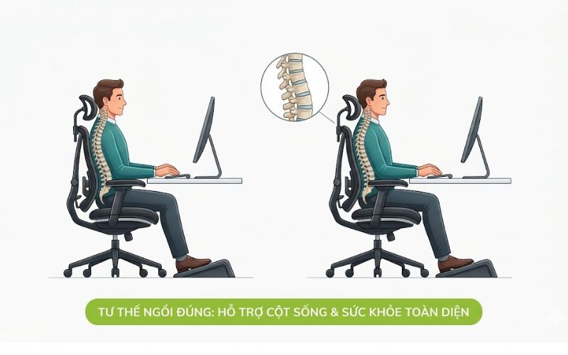 Tư thế lưng như thế nào đúng chuẩn 