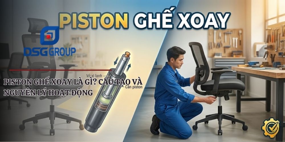 Hệ thống piston ghế xoay là gì?