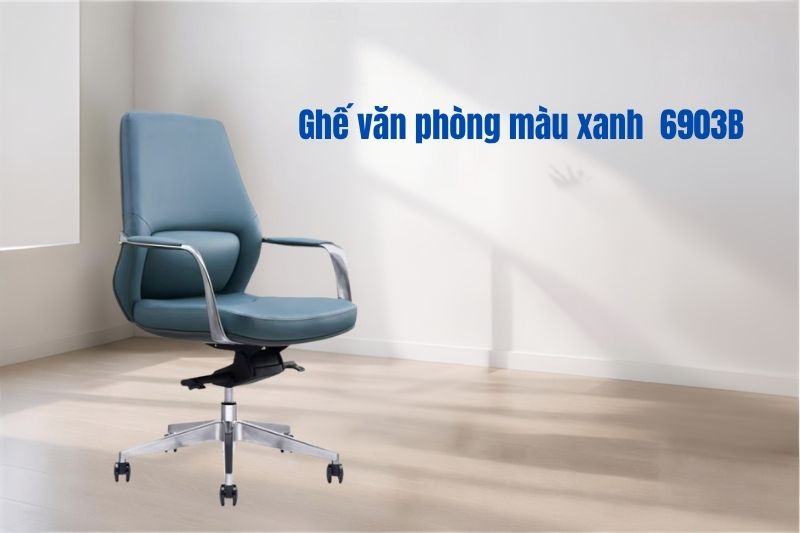 Mẫu ghế da, nỉ màu xanh dành cho lãnh đạo ảnh 15