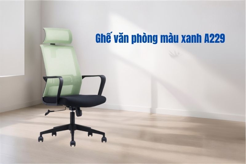 Mẫu ghế công thái học màu xanh đẹp ảnh 9