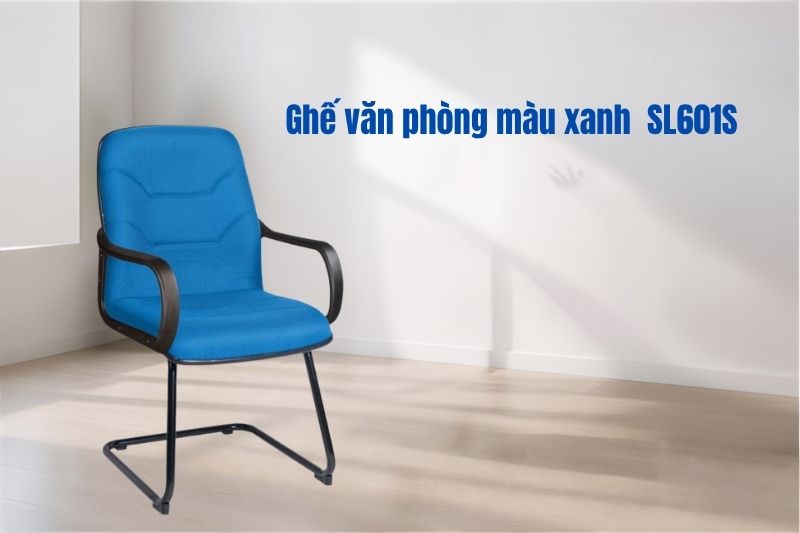 Mẫu ghế chân quỳ màu xanh dành cho phòng họp ảnh 11