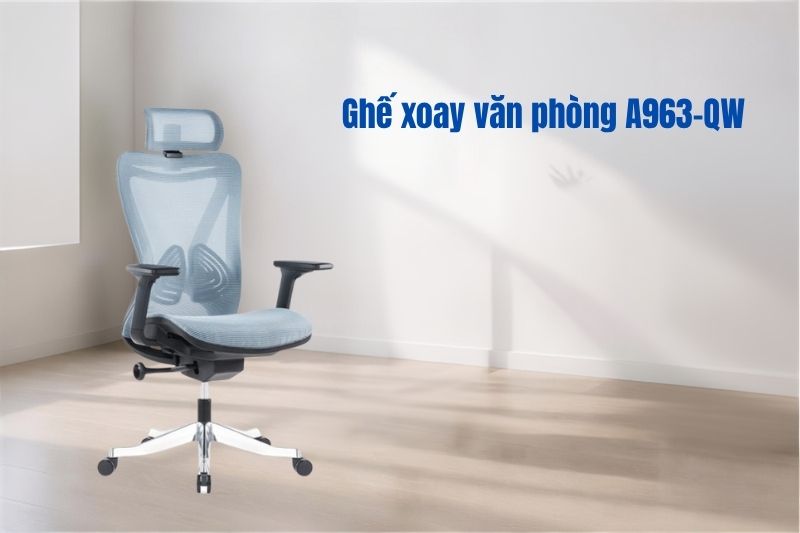 Mẫu ghế công thái học màu xanh đẹp ảnh 6